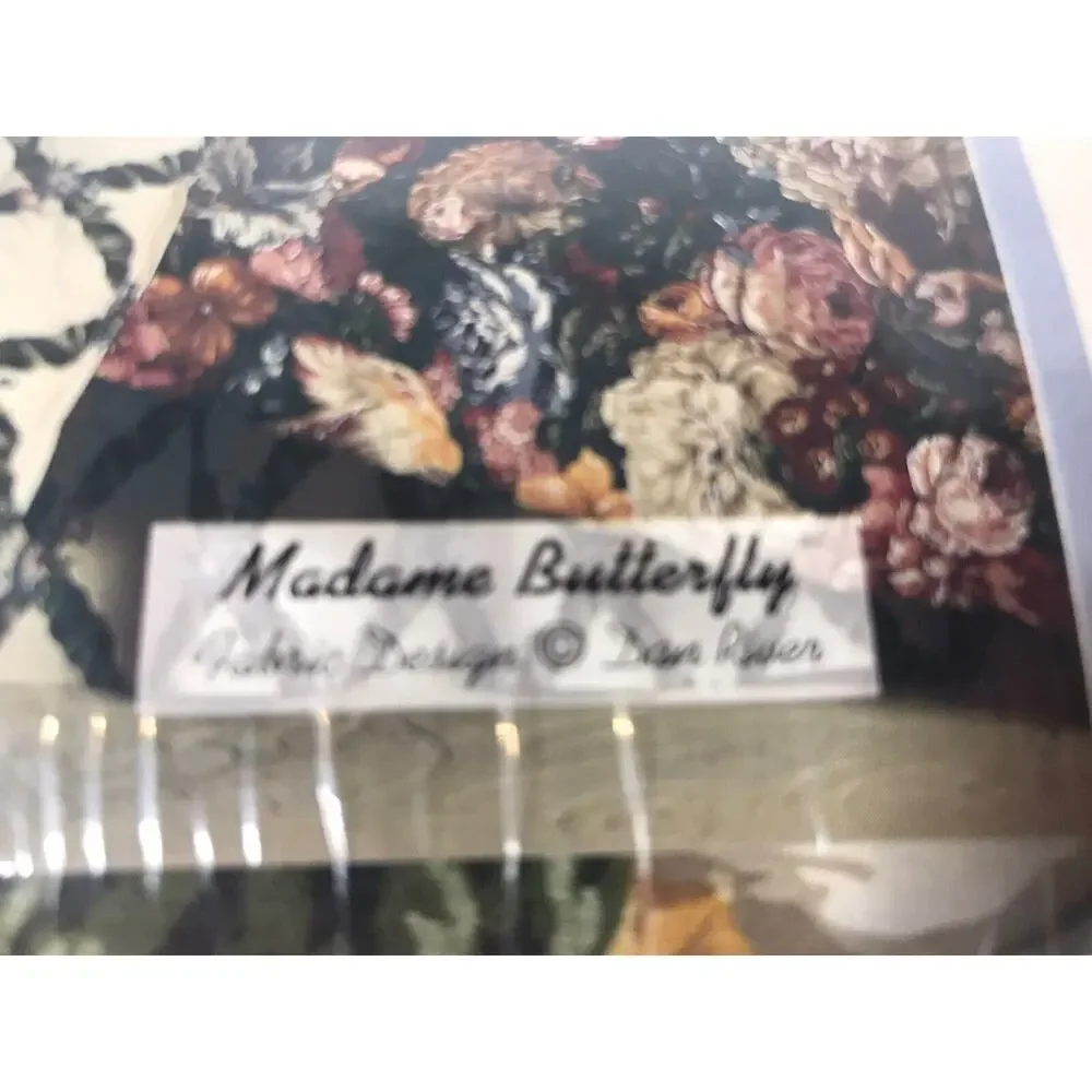 Dan River Fitted‎ Sheet California King -Madame Butterfly- Vintage NEW Beautiful